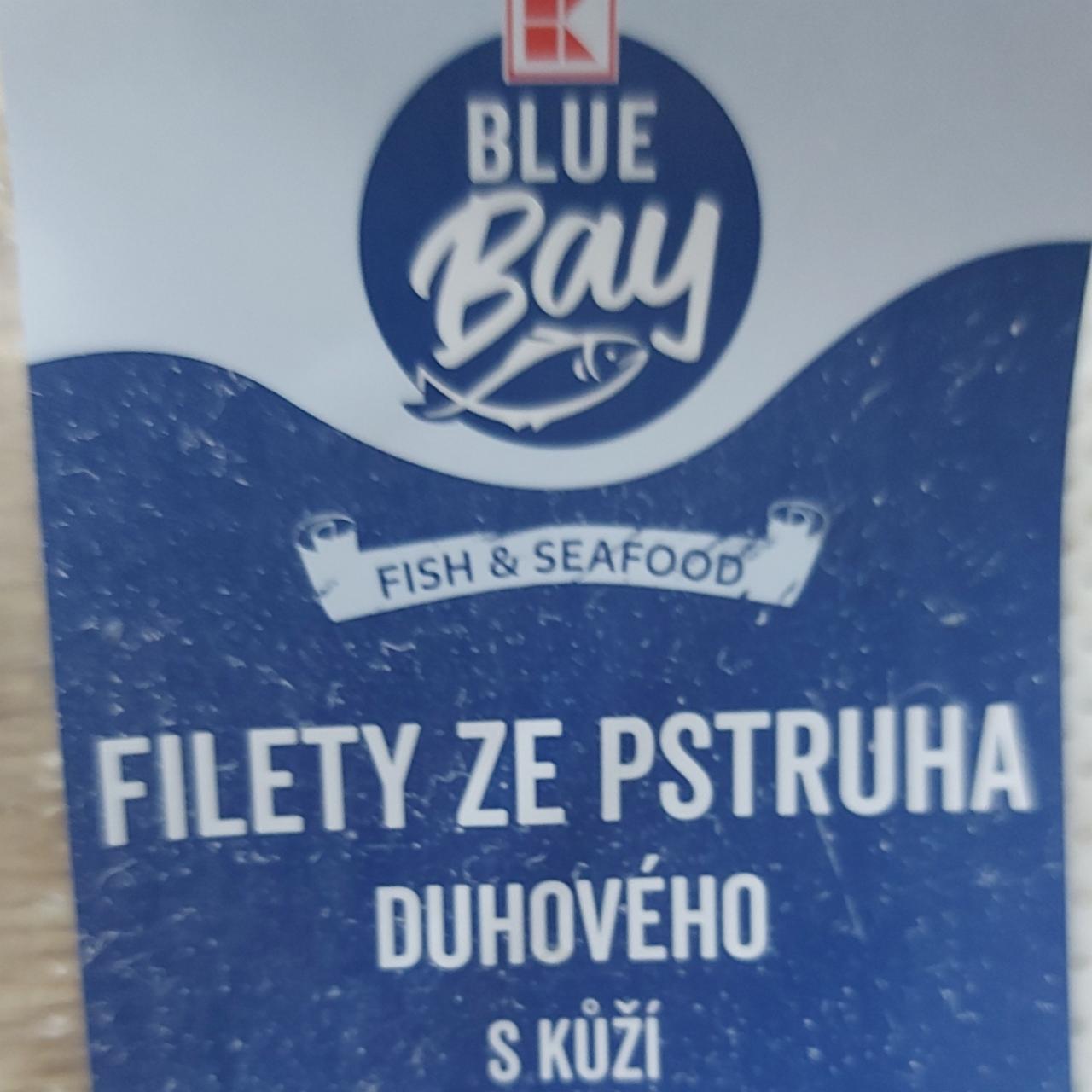 Fotografie - Filety ze pstruha duhového s kůží Blue Bay