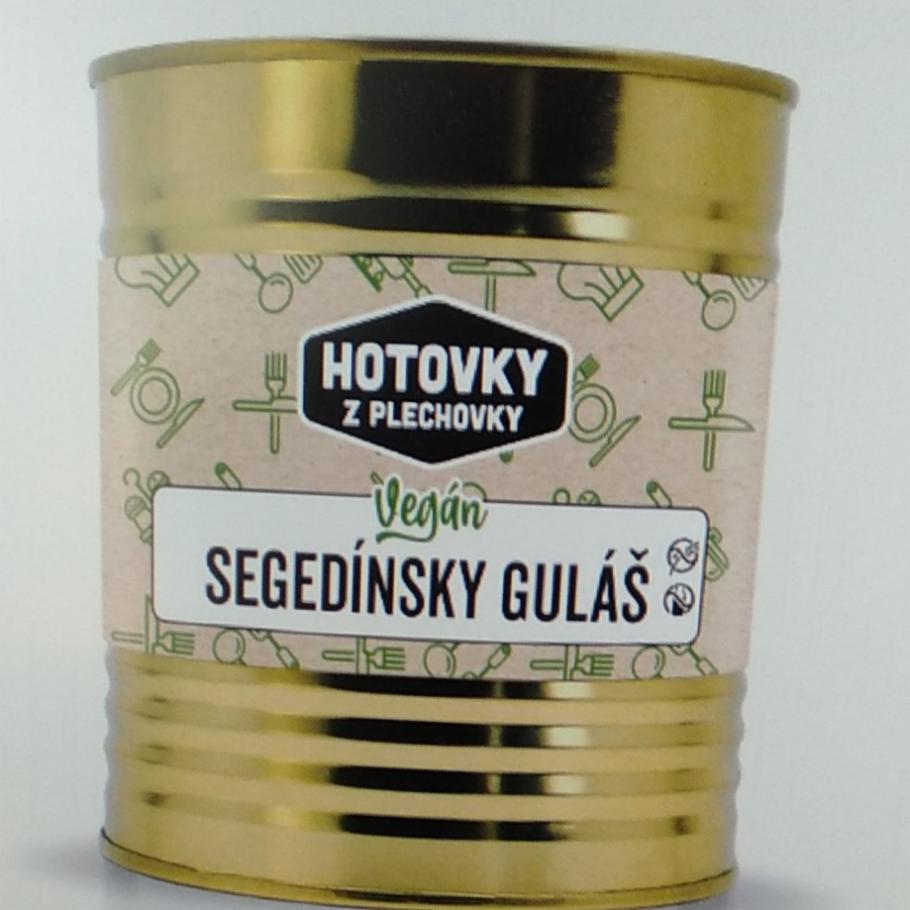 Fotografie - Vegan Segedínský guláš Hotovky z plechovky