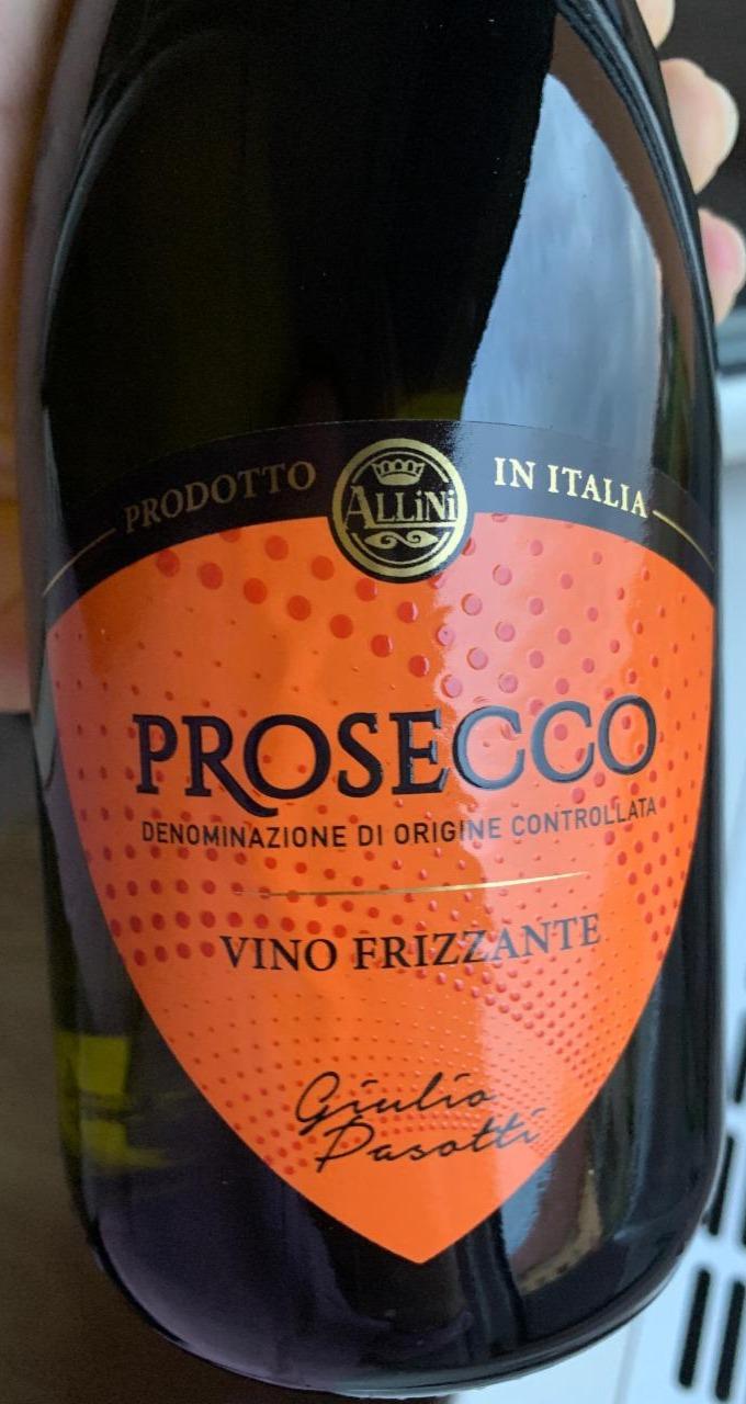 Fotografie - Prosecco vino frizzante Allini