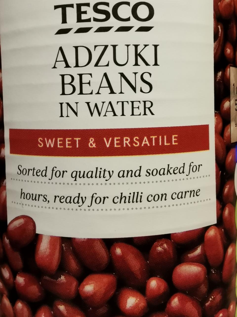 Fotografie - Adzuki Beans in Water Tesco