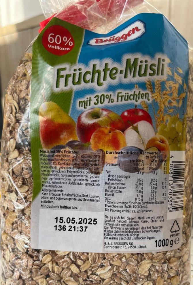 Fotografie - Früchte müsli Brüggen