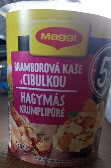 Fotografie - bramborová kaše s cibulkou Maggi