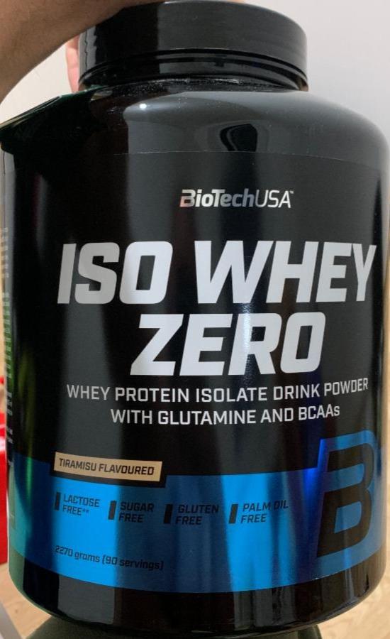 Fotografie - Protein ISO WHEY ZERO Tiramisu - BioTech USA