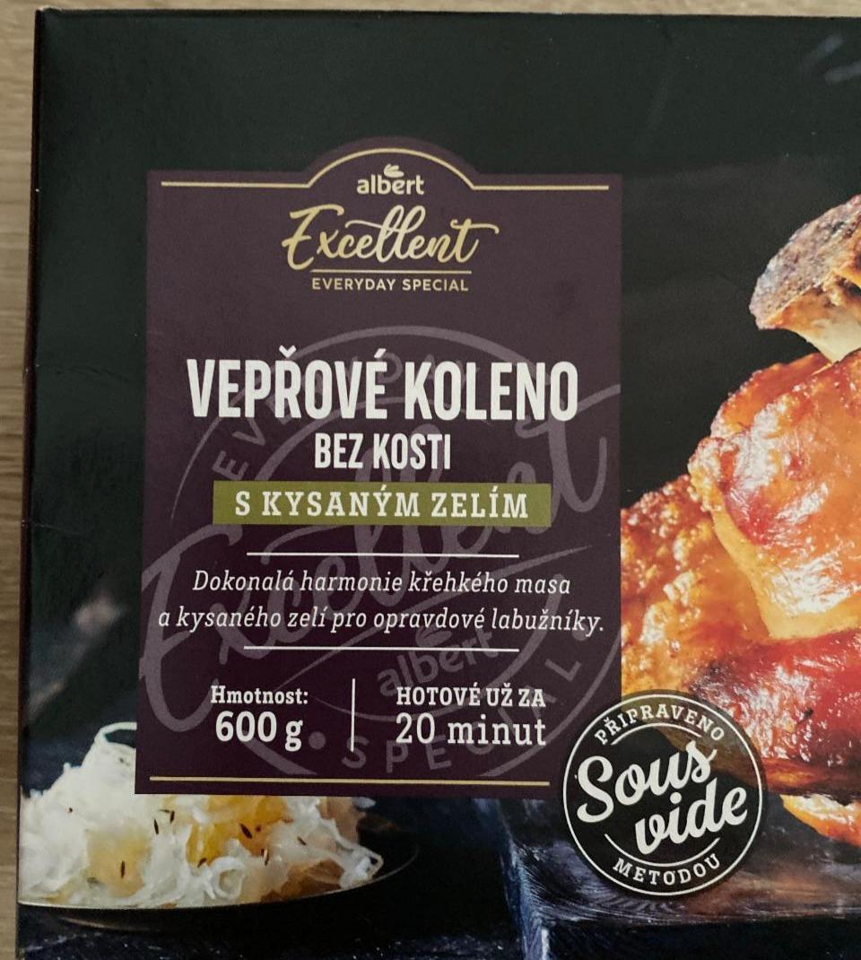 Fotografie - Vepřové koleno bez kosti s kysaným zelím Albert Excellent