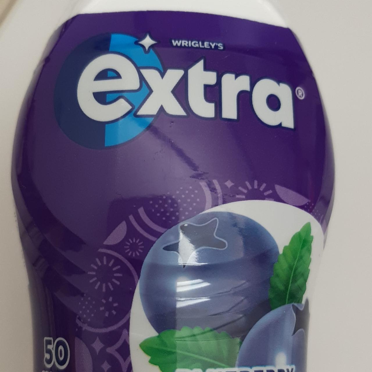 Fotografie - Extra Blueberry chewing gum Wrigley's