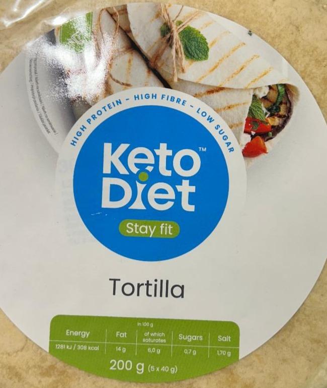 Fotografie - Proteinová tortilla Ketolife