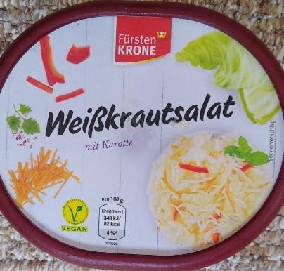 Fotografie - Weisskrautsalat mit Karotte Fürsten Krone