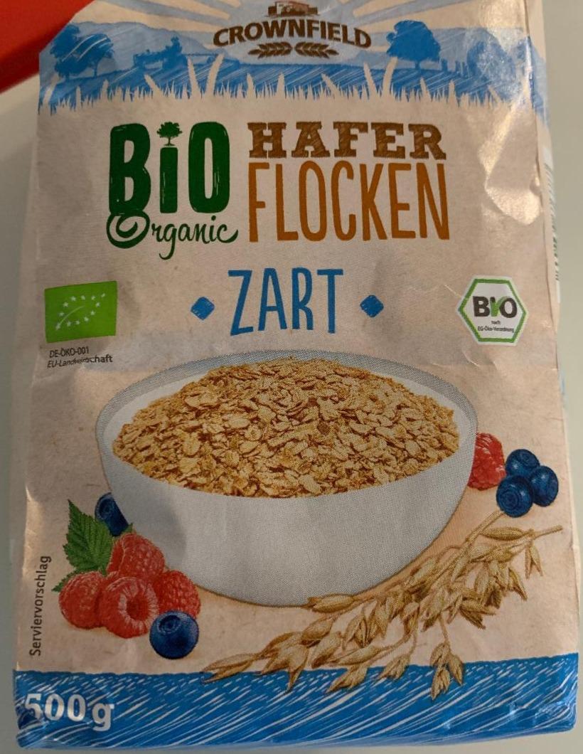 Fotografie - Bio Organic Haferflocken Zart Crownfield