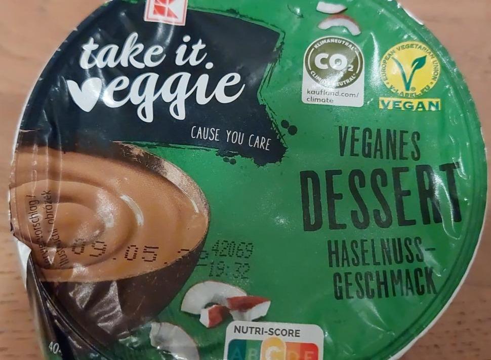 Fotografie - Veganes Dessert Haselnussgeschmack Take it veggie