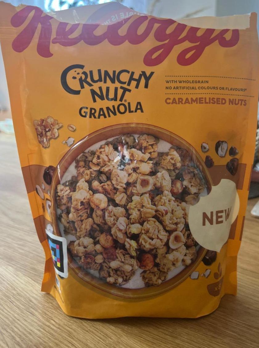 Fotografie - Crunchy nut granola caramelised nuts Kellogg's