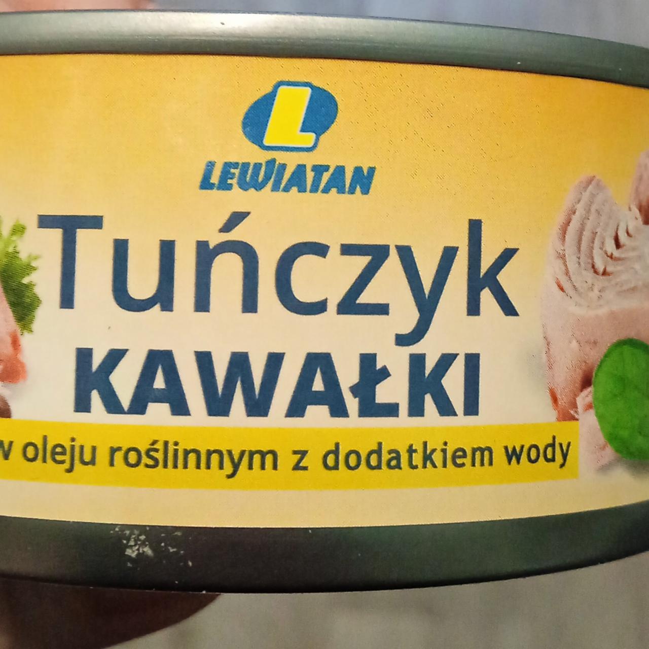 Fotografie - Tuńczyk kawałki w oleju roślinnym z dodatkiem wody Lewiatan