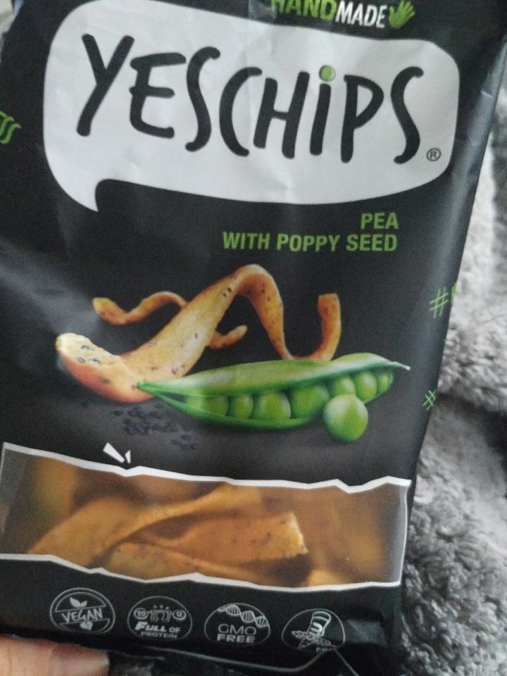 Fotografie - Yes Chips hrachové s mákem