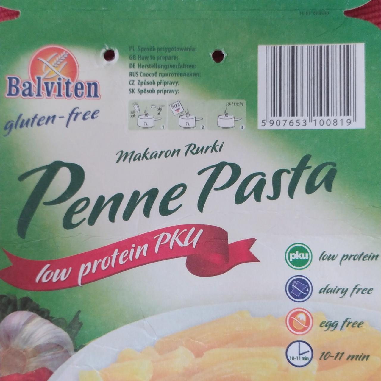 Fotografie - Makaron Rurki Penne pasta Balviten