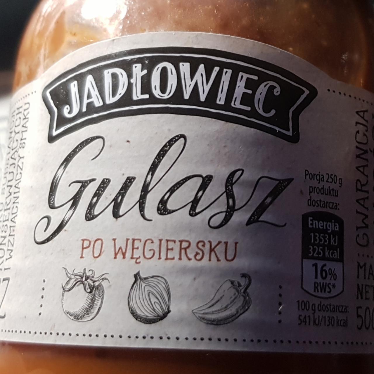 Fotografie - Gulasz po węgiersku Jadłowiec