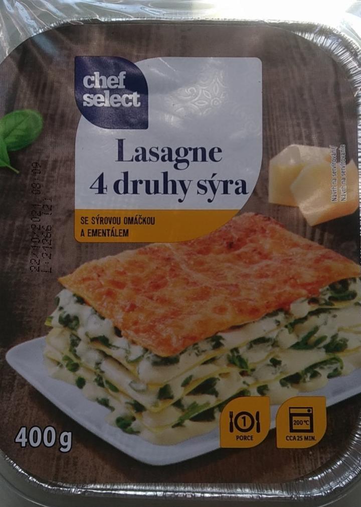 Fotografie - lasagne 4 druhy sýra Chef Select