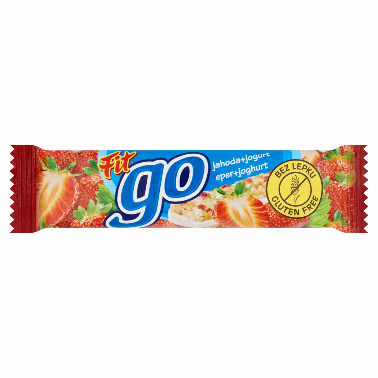 Fotografie - Fit Go Gluten-Free Strawberry Flavoured Muesli Bar in Yoghurt Coating