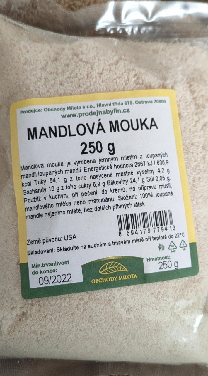 Fotografie - Mandlová mouka ProdejnaBylin.cz