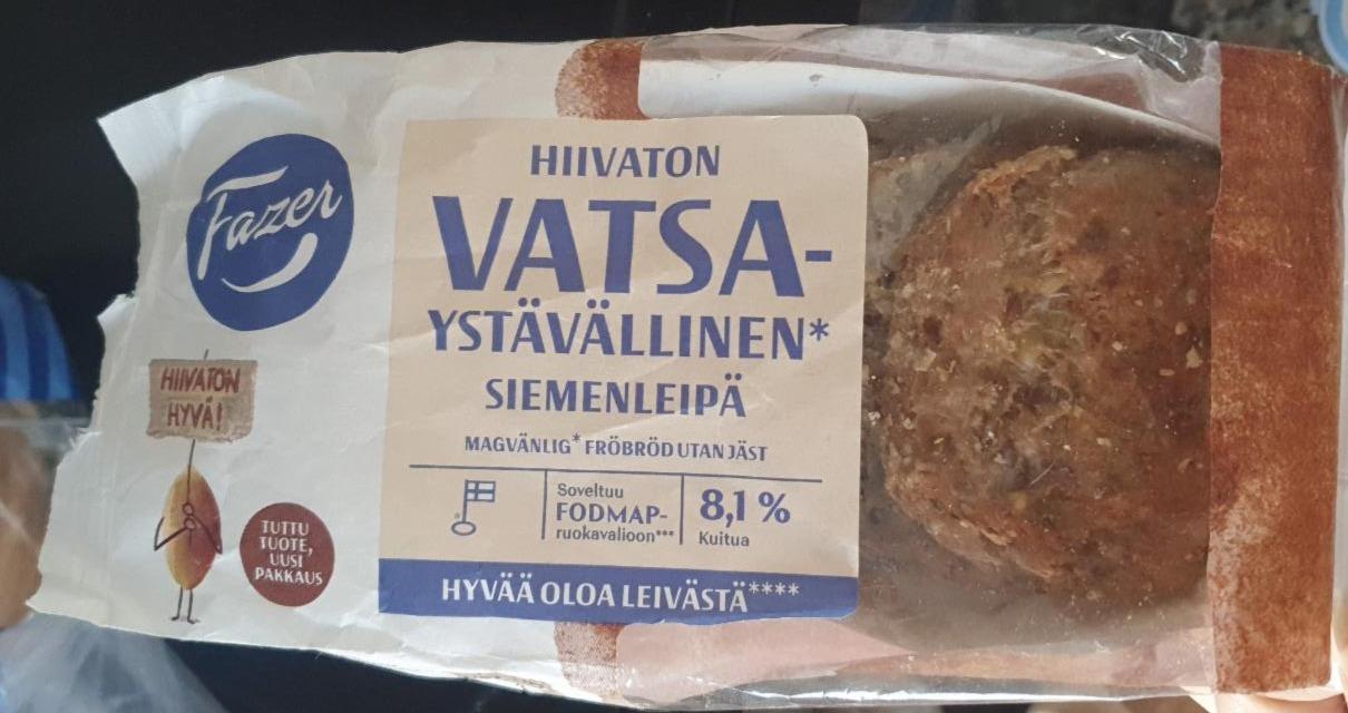 Fotografie - Vatsaystävällinen hiivaton siemenleipä Fazer