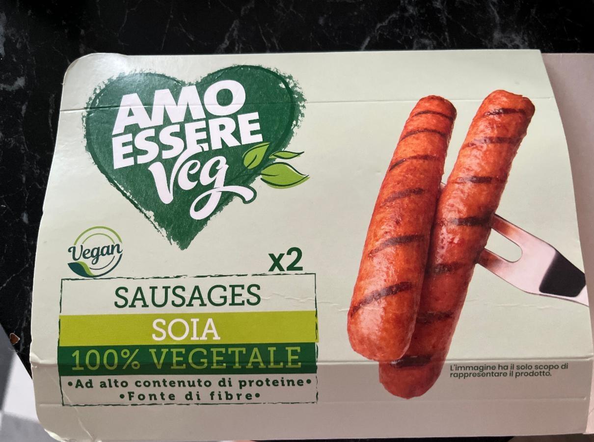 Fotografie - Sausages soia Amo essere veg