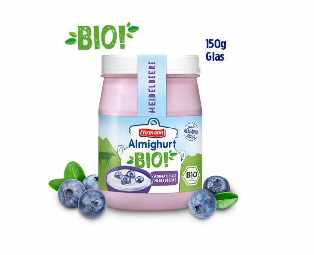 Fotografie - Almighurt Bio! Aromatische Heidelbeere Ehrmann