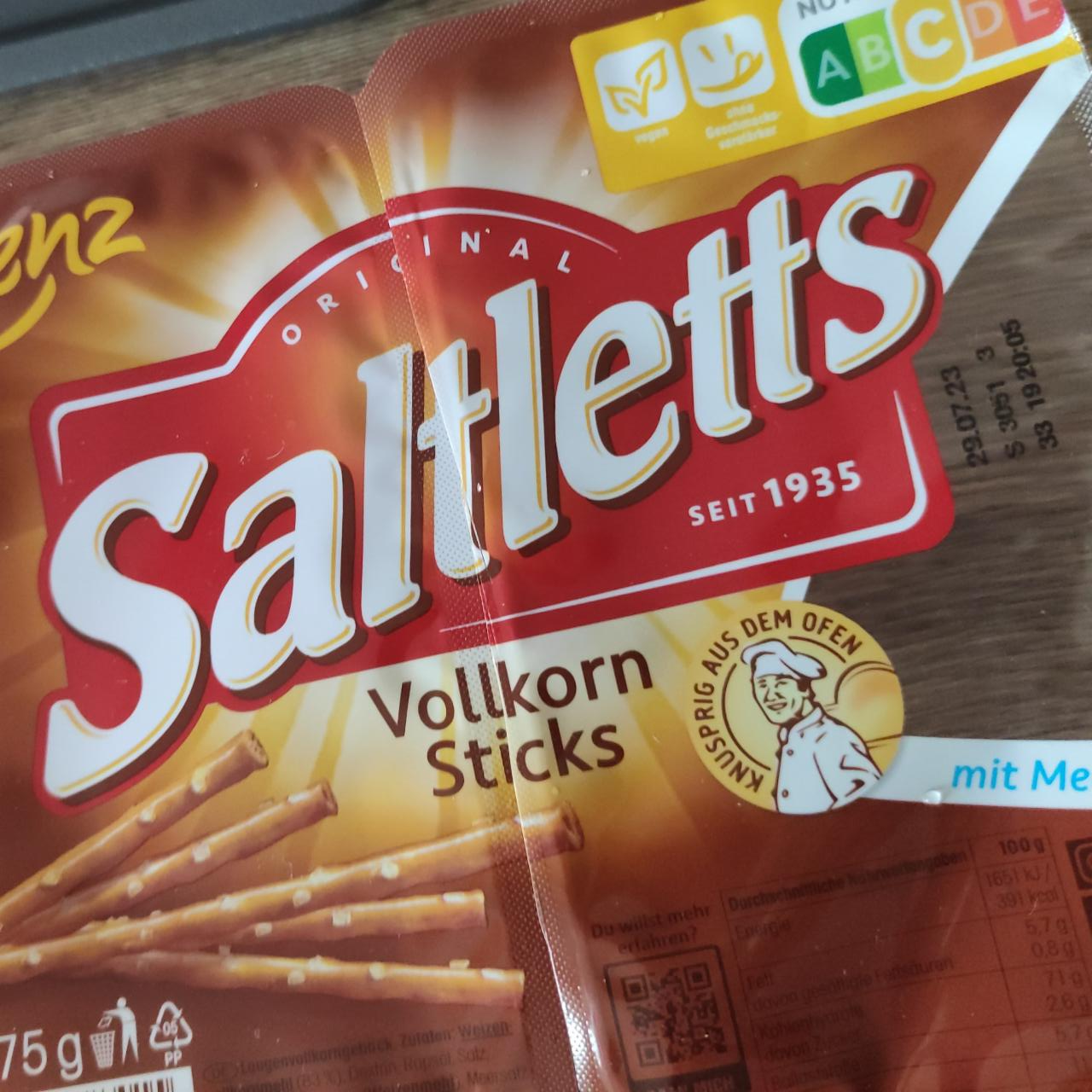 Fotografie - Saltletts Vollkorn Sticks Lorenz