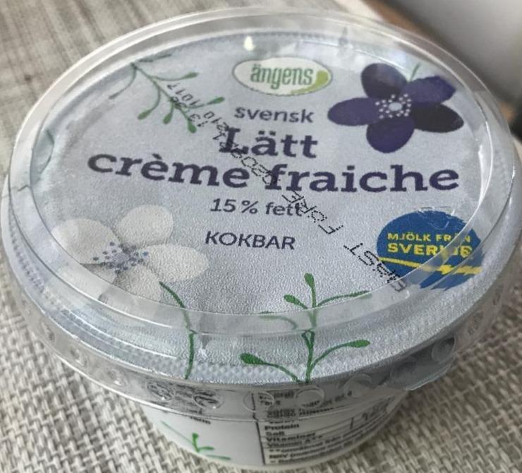 Fotografie - Lätt crème fraiche 15% fett Ängens