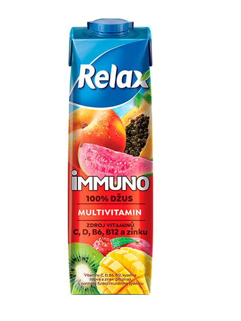 Fotografie - Immuno 100% Džus Multivitamin Relax