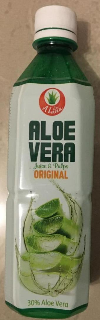 Fotografie - Aloe Vera Juice & Pulps Original A'Luna aloe