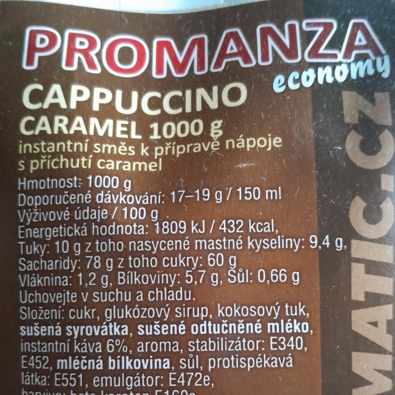 Fotografie - Cappuccino Caramel Promanza