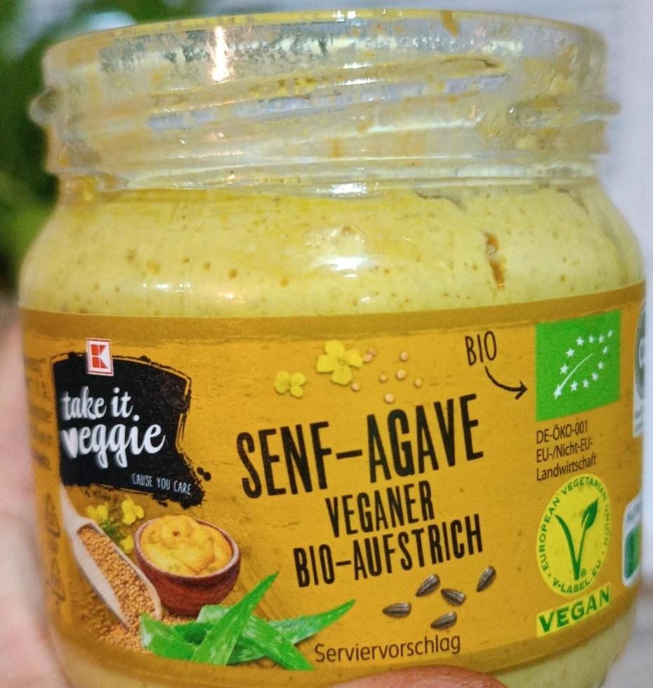 Fotografie - Senf-Agave Veganer Bio-Aufstrich K-take it veggie