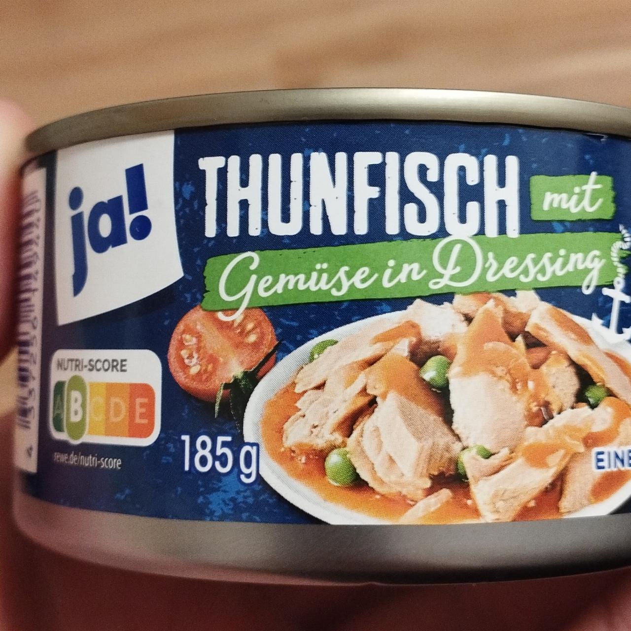 Fotografie - thunfisch mit Gemüse in Dressing Ja!