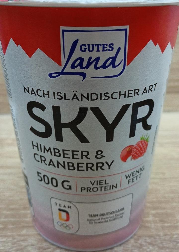 Fotografie - Nach Isländischer art Skyr himbeer & cranberry Gutes Land