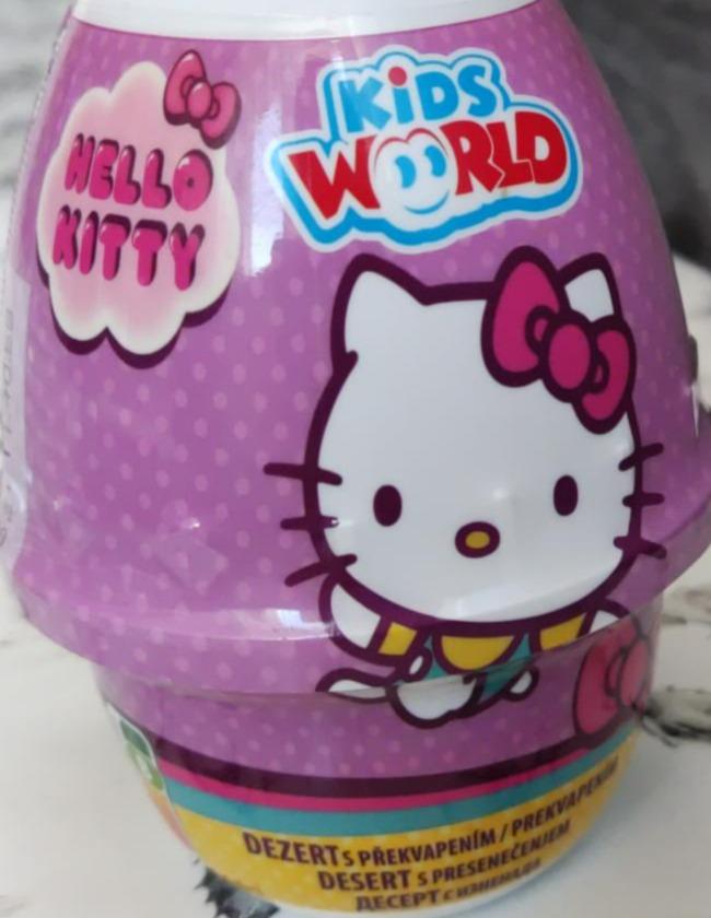 Fotografie - Dezert s překvapením Kids world Hello Kitty