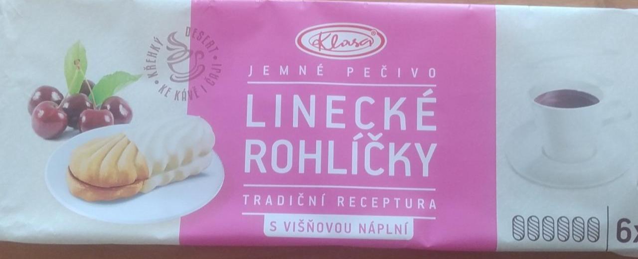 Fotografie - Linecké rohlíčky s višňovou náplní Klasa