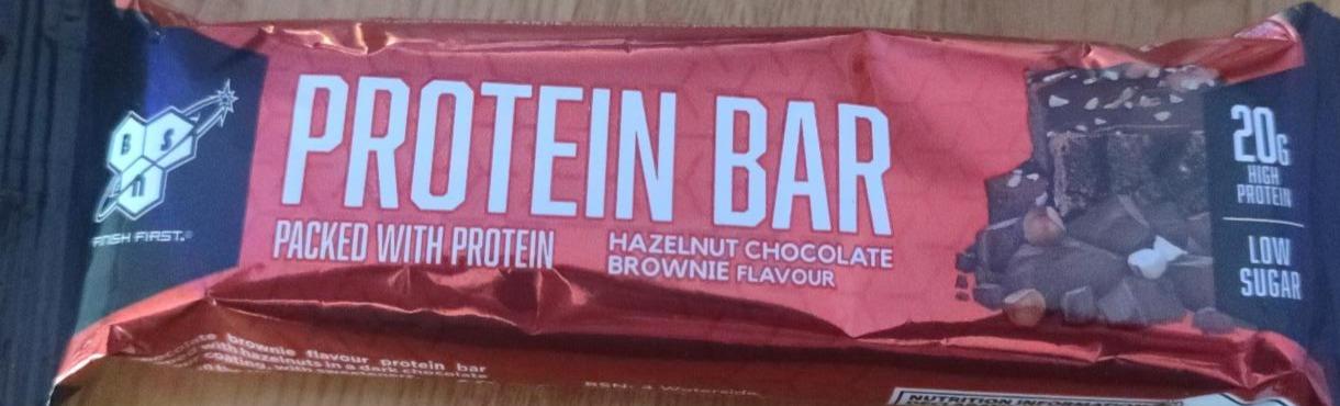 Fotografie - Protein Bar Hazelnut Chocolate Brownie Flavour BSN