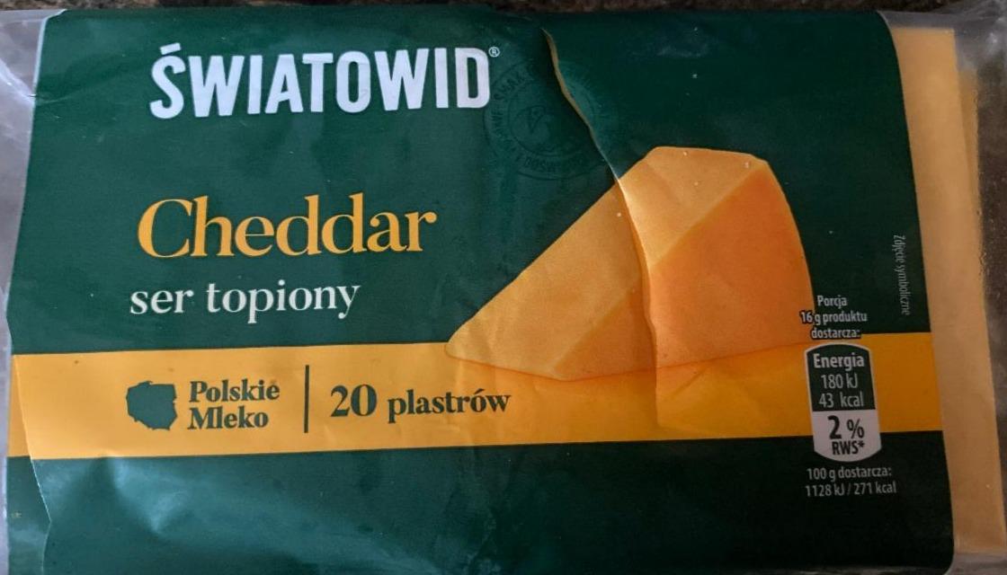 Fotografie - Cheddar ser topiony Światowid