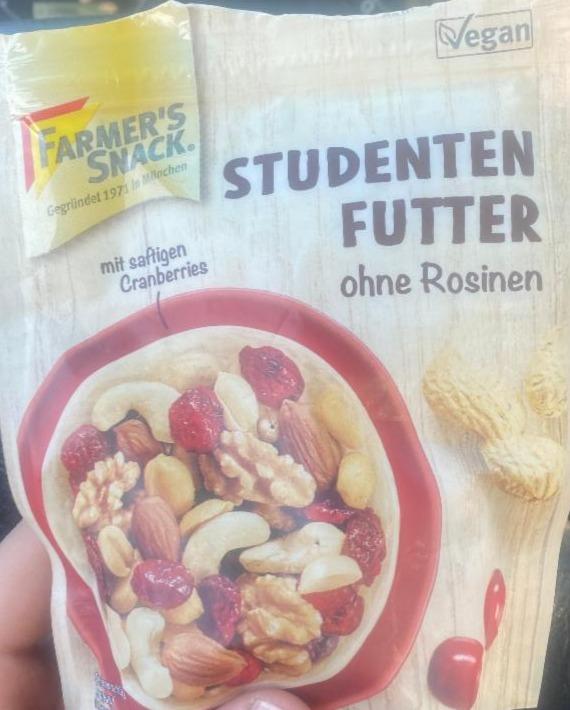 Fotografie - Studenten Futter ohne rosinen Farmer's snack