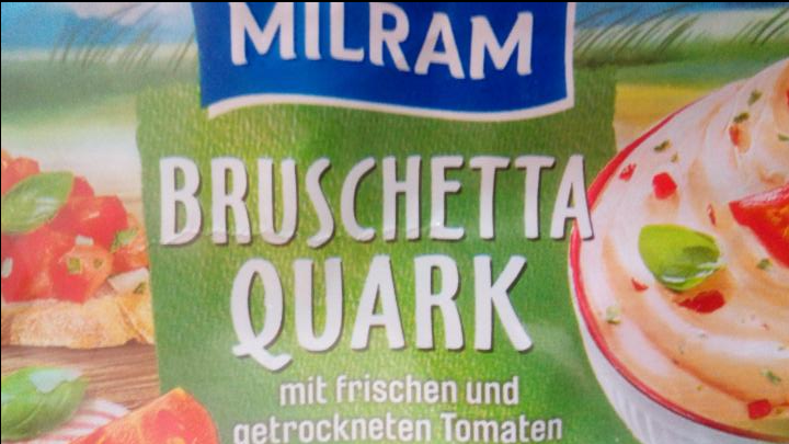 Fotografie - Bruschetta Quark MILRAM