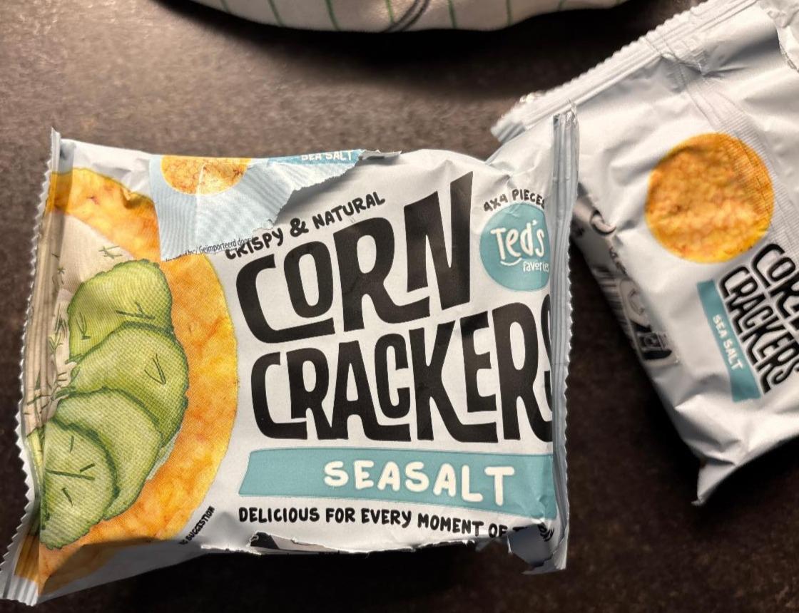 Fotografie - Corn crackers seasalt Ted's favorites