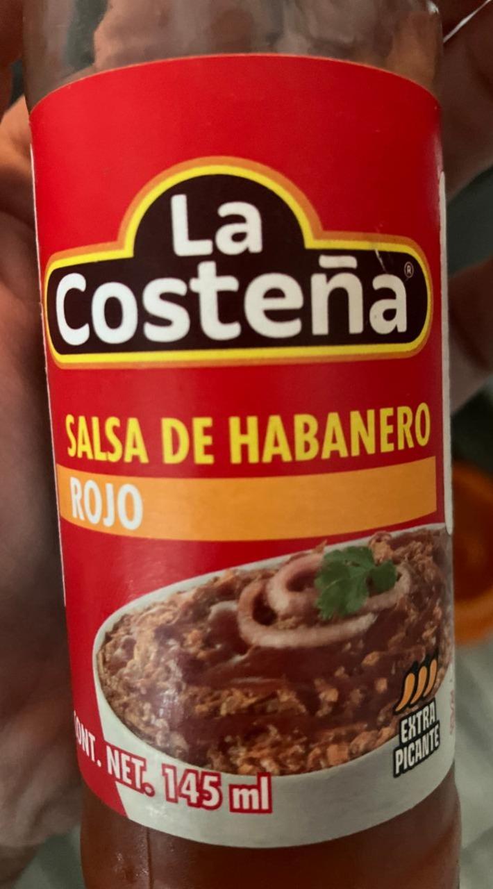 Fotografie - Salsa de habanero rojo La Costeña