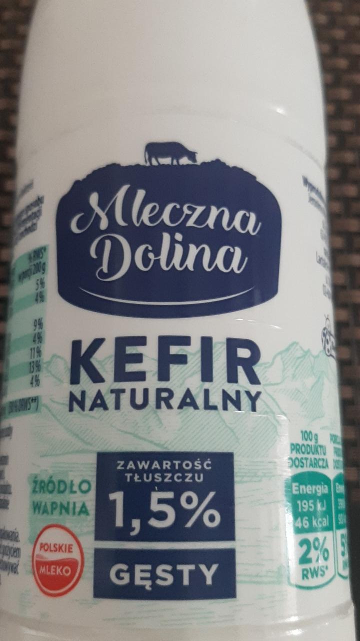 Fotografie - Kefir naturalny 1.5% gesty Mleczna dolina