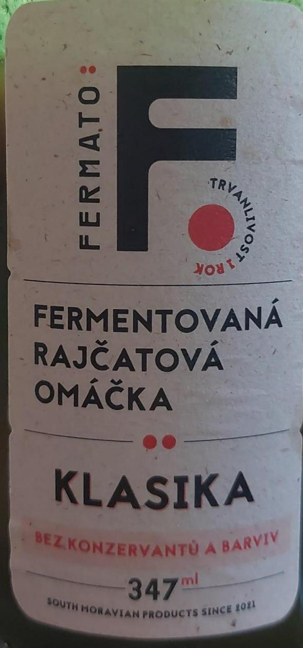 Fotografie - Fermentovaná rajčatová omáčka Klasika Fermato