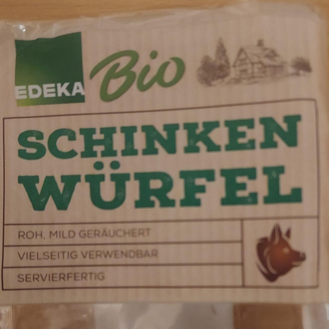 Fotografie - Schinken Würfel Edeka Bio