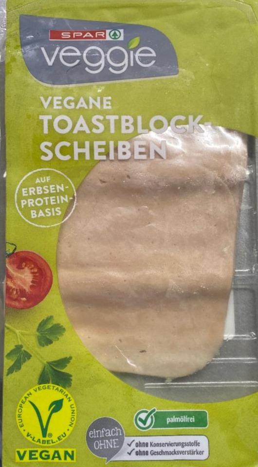 Fotografie - Vegane Toastblock Scheiben Spar Veggie