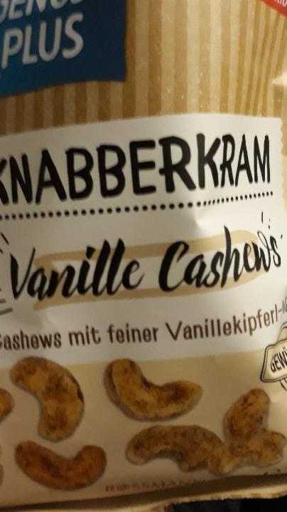 Fotografie - Knabberkram Vanille Cashews Genuss Plus