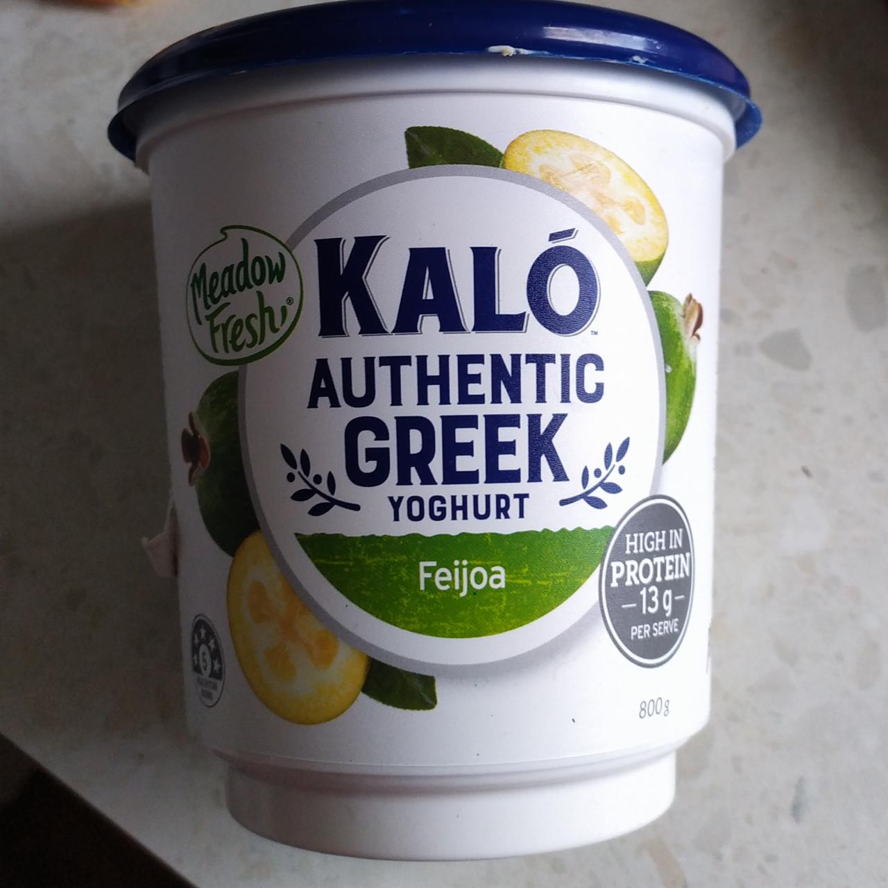 Fotografie - Kaló authentic greek yoghurt feijoa Meadow Fresh