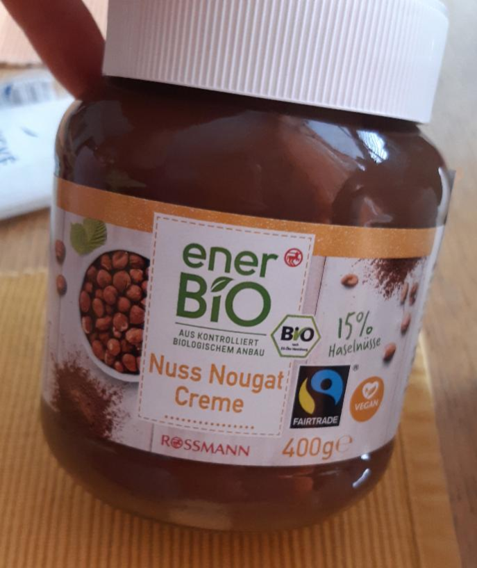 Fotografie - Nuss Nougat Creme - EnerBio