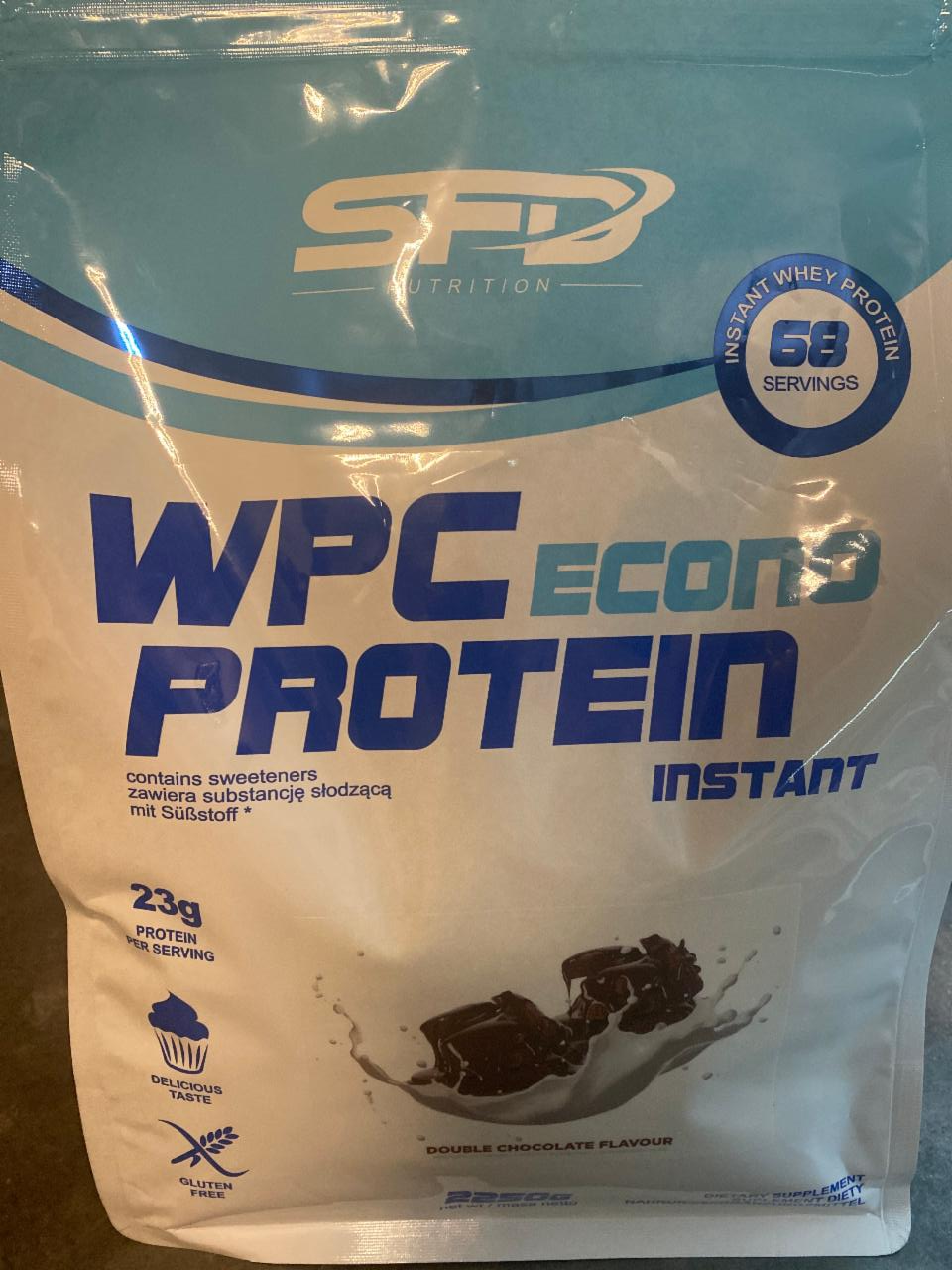 Fotografie - Protein Instant WPC econo Double chocolate flavour SFD Nutrition