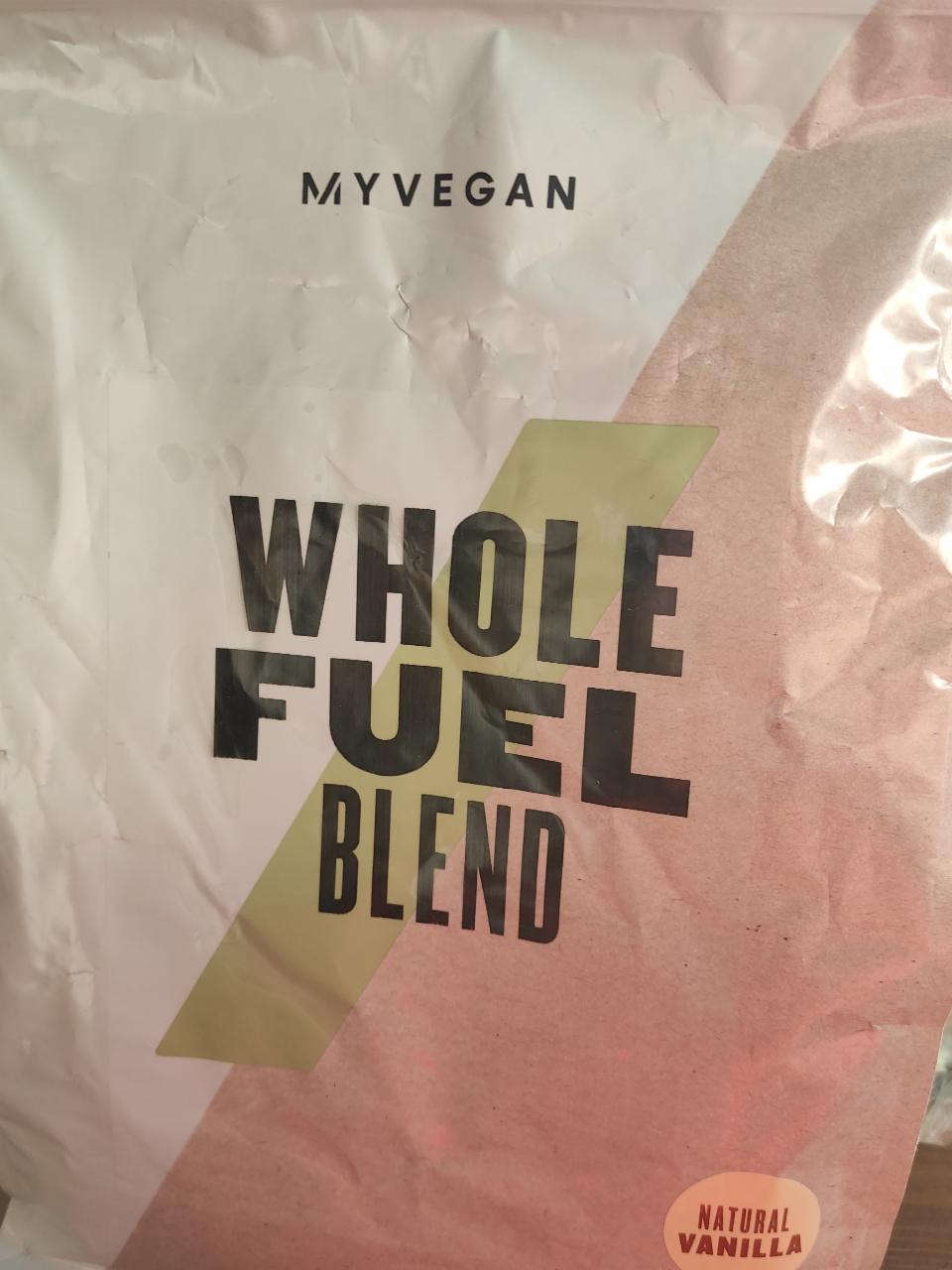 Fotografie - Whole Fuel Blend Natural Vanilla MyVegan