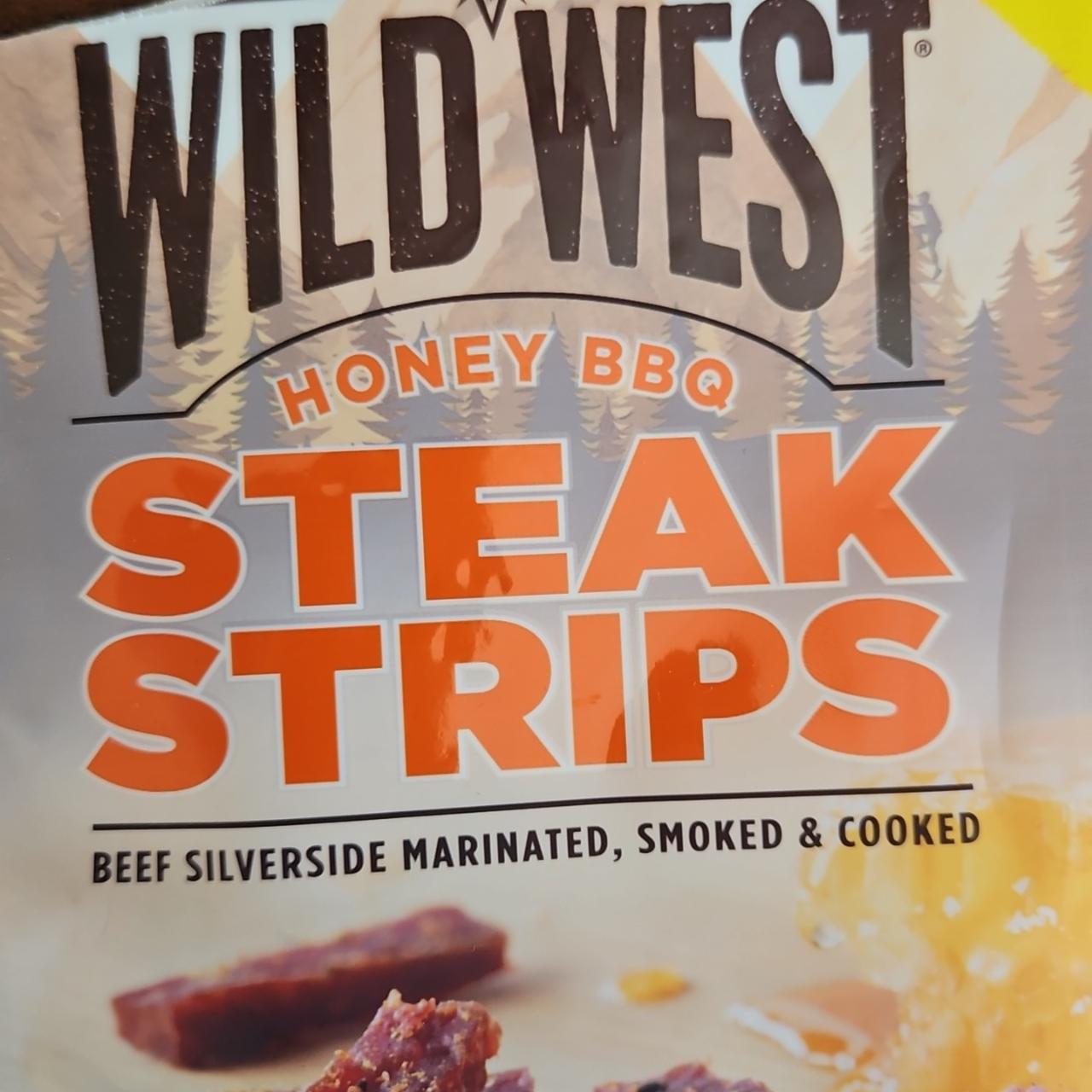 Fotografie - Steak strips honey BBQ beef Wild West